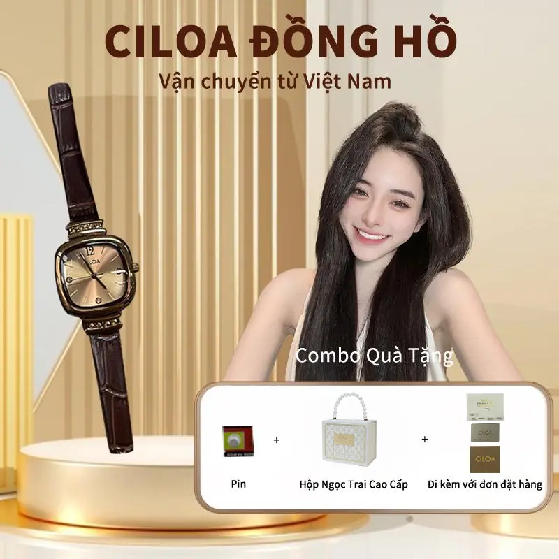 【Hvan】Đồng Hồ ,Đồng Hồ Nữ, Thời Trang, Phong Cách Sang Trọng, Thường Ngày, Không Thấm Nước【 hvan21031 】