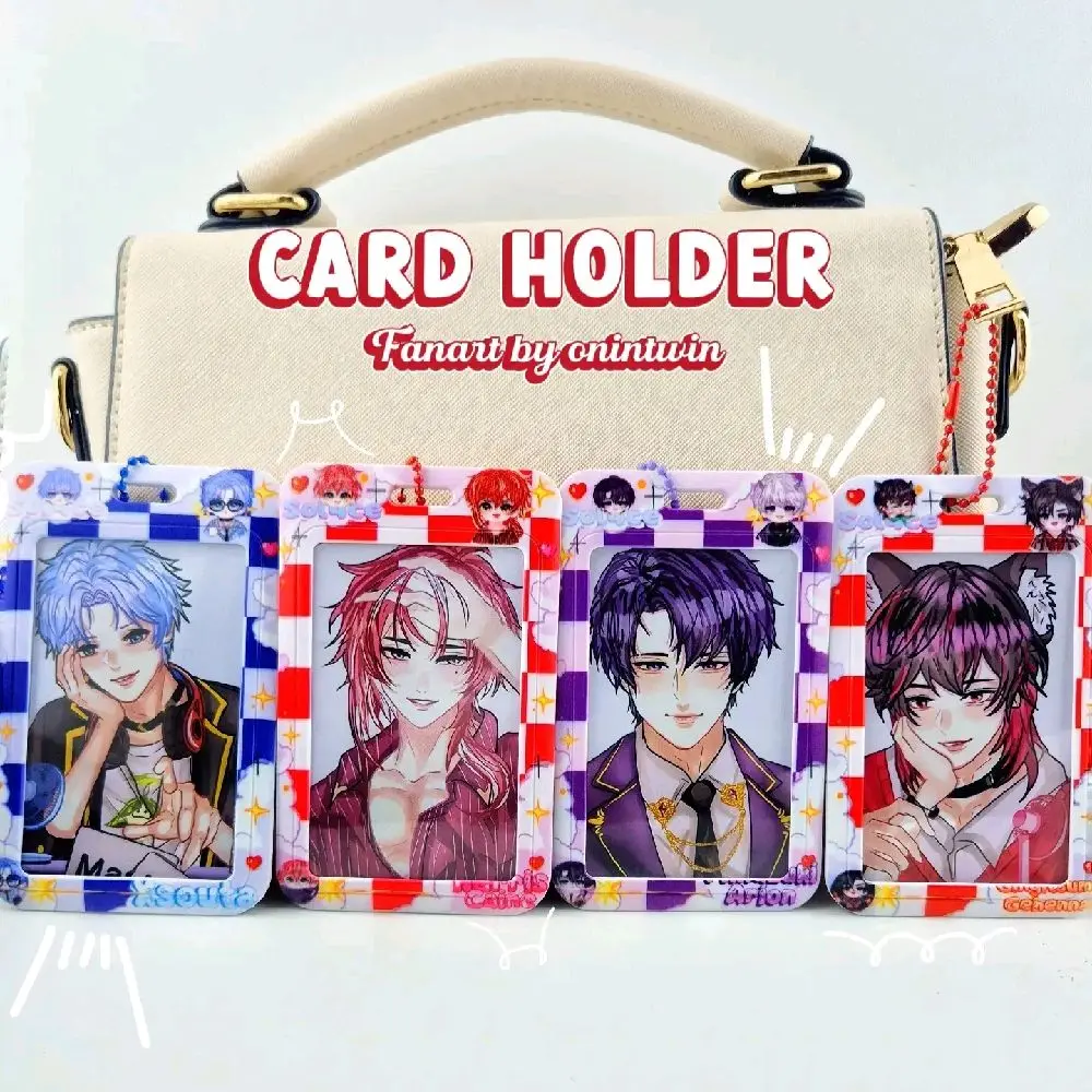 Card Holder Photocard Vtuber Indonesia Sol4ce by Onintwin / tempat kartu / arion / harris / souta / gin