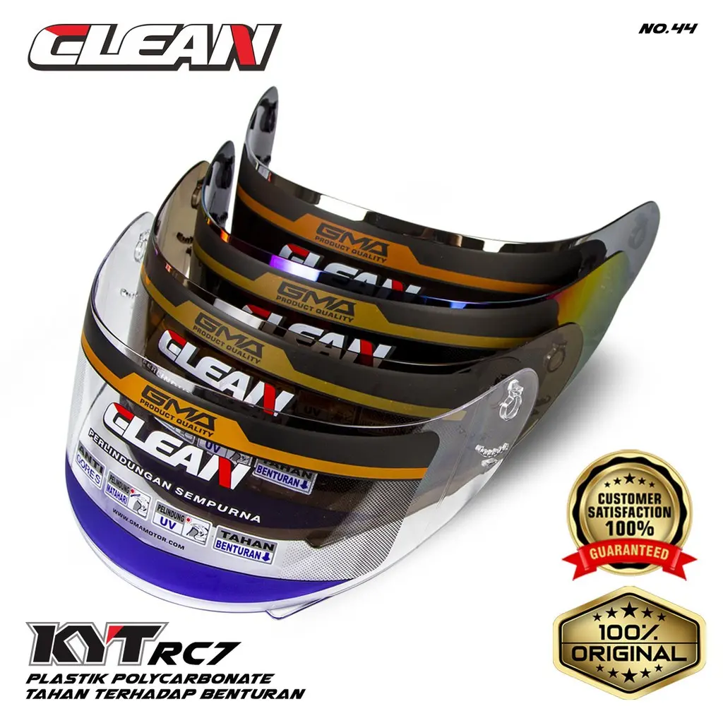 Kaca Helm / Visor Helm CLEAN KYT RC Seven R10 RC7 (No.44)