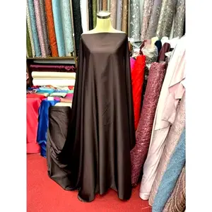 NYL MODE - Bahan Satin Maxmara Bahan Satin Warna Coklat Burgundy Bahan Satin Premium