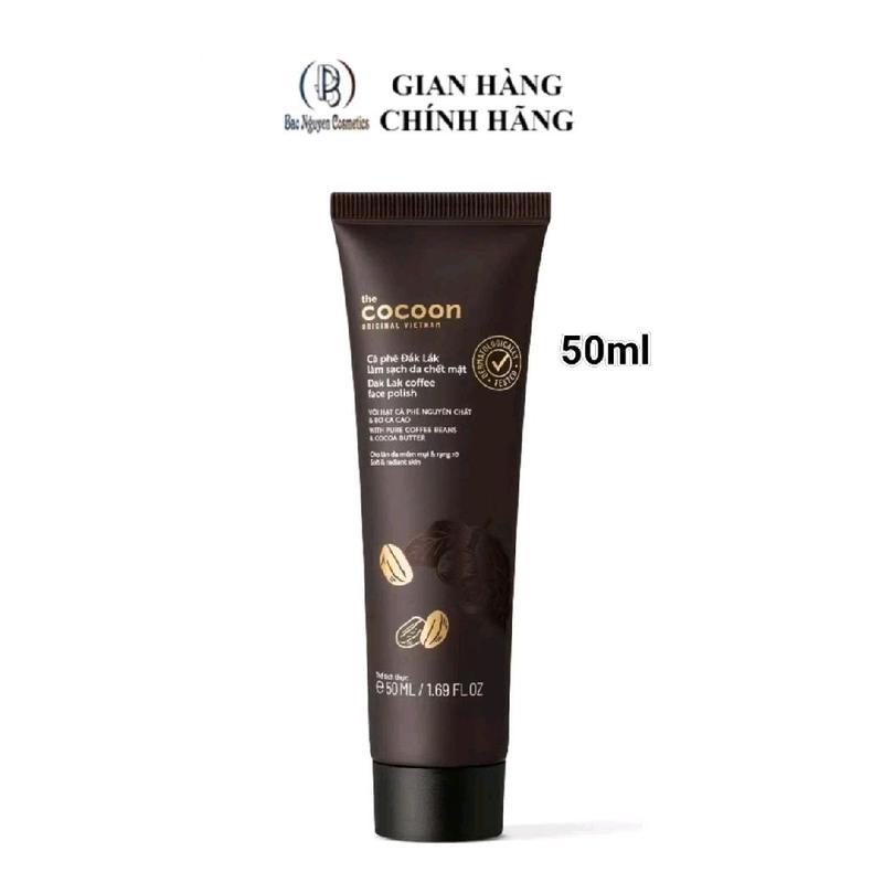   Chính Hãng   Dùng thử  Tẩy Tế Bào Chết Cocoon Cà phê Đắk Lắk Cho Da Mặt 50ml giúp da sáng mịn đều màu da 