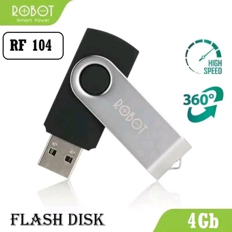 FLASHDISK ROBOT 4GB RF104 ROBOT 100%