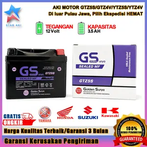 Aki Motor Mio GTZ5S 5Ah Yamaha Mio M3 Mioj Mio Soul Mio Soul Gt Miogt MioZ Aki Kering MF GTZ5S