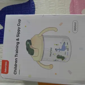 Sakumini 3in1  Botol Gelas Minum Sedotan Viral Anak-Anak Training Straw Sippy Cup Anak Bayi Anti Tumpah Anti Sedak