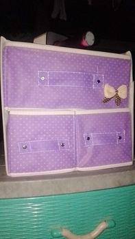 Product Review of 3 drawer Foldable Desktop Wardrobe Clothes Desk Storage Organizer for underwear Baby clothes from @**💋 0