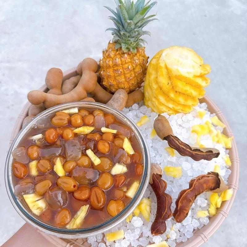 1kg 50k Me rim hạt đác thơm khóm Thiên Phúc chua ngọt RẤT NGON