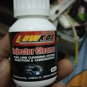 LOWKOS Injector Cleaner 60 ml untuk Motor Injeksi & Karbu Membersihkan Sumbatan Injector & Klep Intake