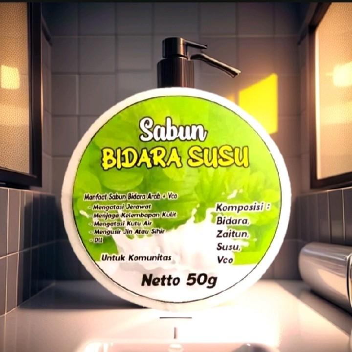 badan warna SABUN BIDARA SUSU RUKIAH Soap Hand  Mandi pemutih Tubuh Pencerah Perawatan 1