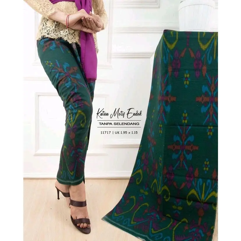 kamen katun motif ndek print lembaran