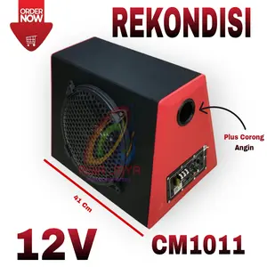 Bassbox Aktif Carman CM 1011 12V REKONDISI Subwoofer