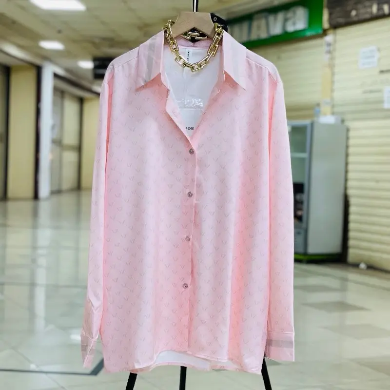 New kemeja Vz silk premium LD 114cm PJG 70cm