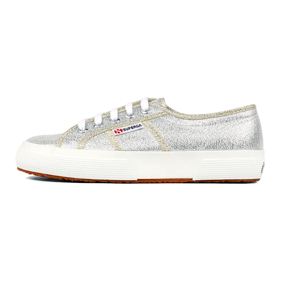 Superga 2750 Lamé Grey Silver Gold