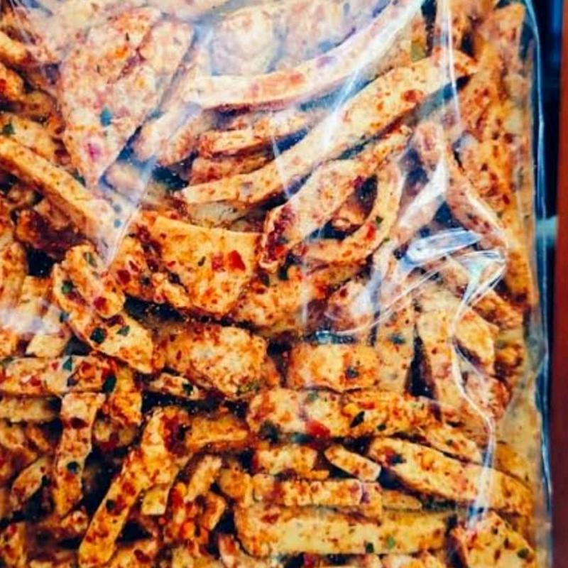 basreng pedas aroma daun jeruk kemasan 1kg 4