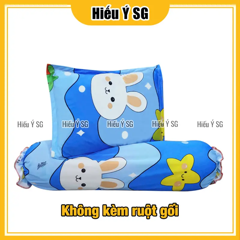 Combo áo gối nằm + áo gối ôm thun lạnh cho bé Hiếu Ý mềm mát, an toàn cho da nhạy cảm 8