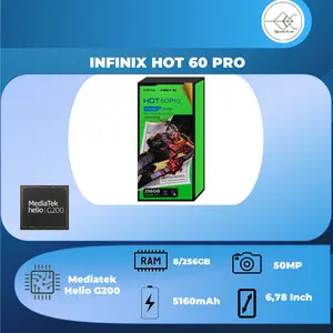 HANDPHONE INFINIX HOT 60 PRO 8GB 256GB