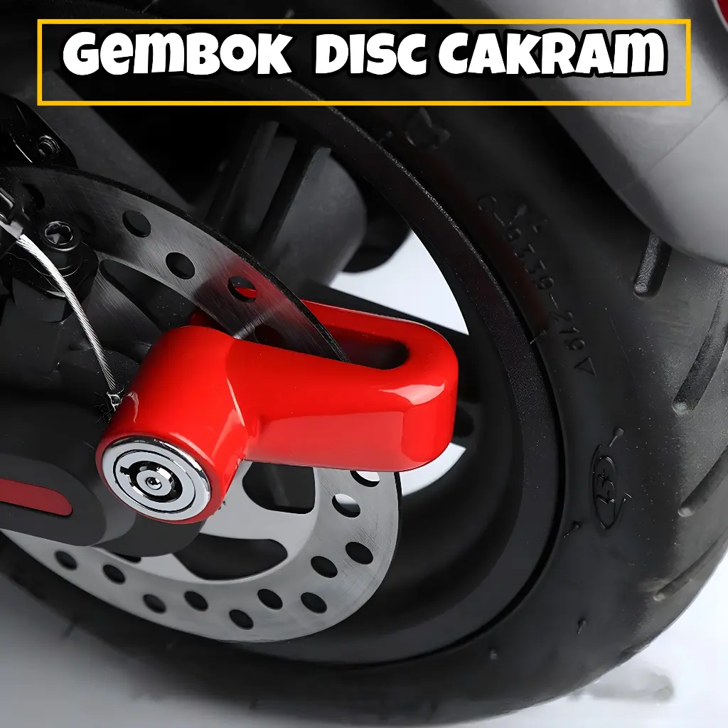 Gembok Cakram Motor Disc Lock - Kunci Gembok Sepeda Motor Anti Maling - zansen