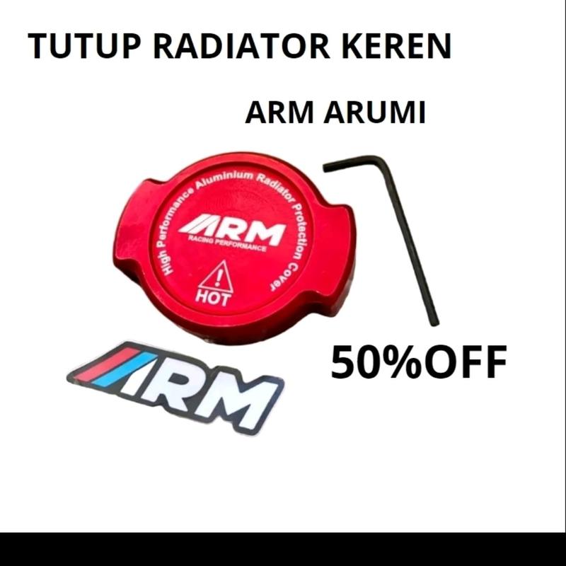 Radiator CUP Tutup radiator bahan CNC merk ARM Car Emas Engine - Shop ...