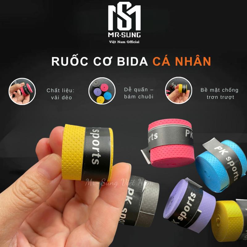 Ruốc cơ bida - chất liệu vải quấn cơ Gậy Bi A cá nhân - MR SUNG VIỆT NAM