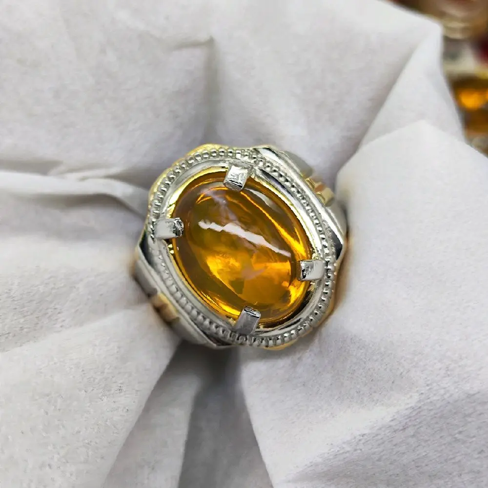 CINCIN YELLOW FIRE OPAL NATURAL FULL KRISTAL