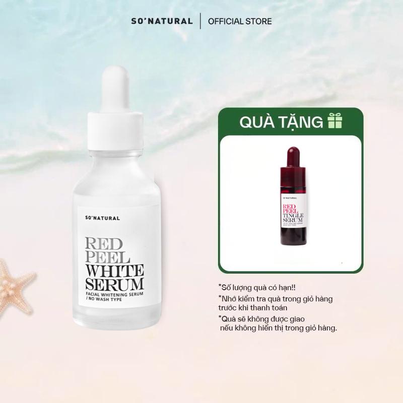 [MUA 1 TẶNG 1 REDPEEL MINI] Serum Tinh Chất Peel White So Natural - Dưỡng Trắng, Cải thiện Đốm Nâu & Cấp Ẩm ( 35ml )