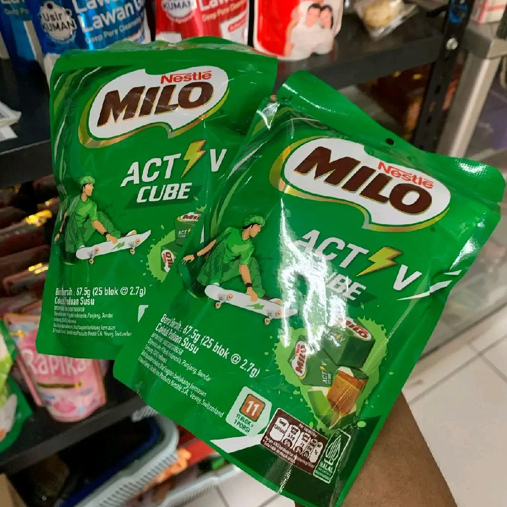 Milo Cube Isi 25 Pcs Exp 2026 - Coklat Snack Makanan - Cemilan, Susu