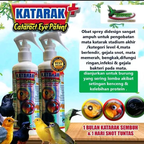 Obat Katarak Patent 200ml burung kicau 0