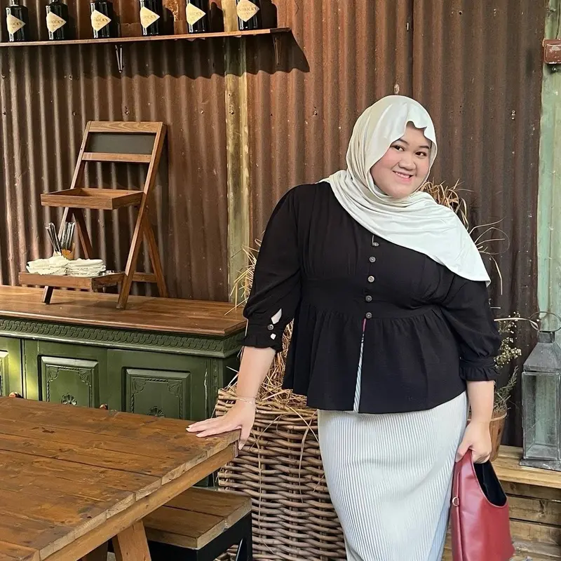 Willy Blouse Jumbo / Blouse Wanita Baju Busui Atasan  Panjang Cantik atasan wanita kekinian kemeja crinkle wanita 6