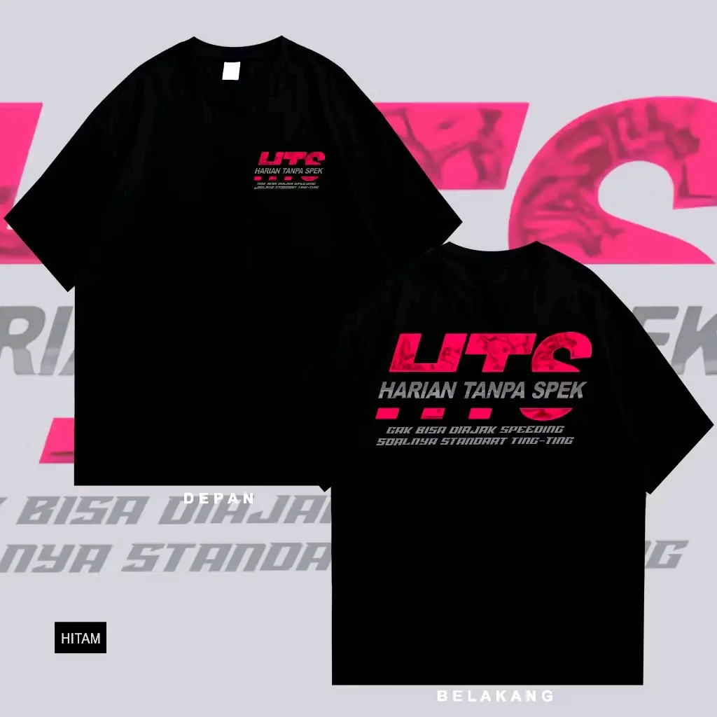 KAOS PRIA HTS HARIAN TANPA SPEK GAKBISADIAJAKSPEEDINGSOALNYASTANDARTINGTING Distro Baju Lembut Combed