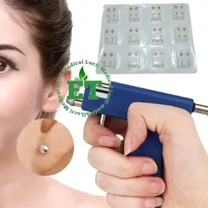 Anting Starex 12 Pasang Plus Alat Permata Emas Alt - Earrings