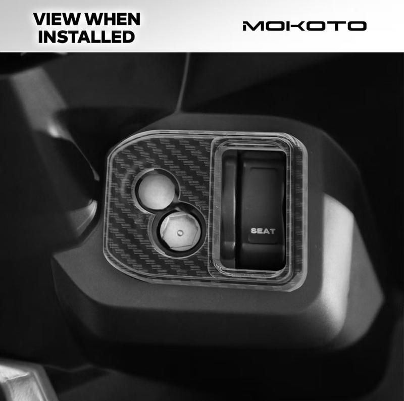 Product Introduction of MOKOTO HONDA CLICK 125i V2/V3/V4 IGNITION KEY COVER GLOSSY-CARBON GARNISH KEY COVER FOR CLICK 125i 8