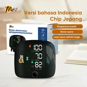 MCI Tensimeter Digital Pergelangan Charging Portable Dengan Suara / Cas Tensimeter Digital Tekanan Darah Akurasi Tinggi