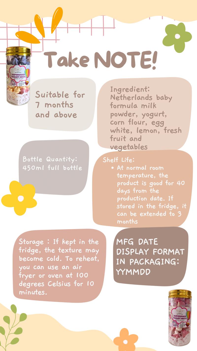 Product Introduction of Freshly Made Baby Toddler Yogurt Melts 8