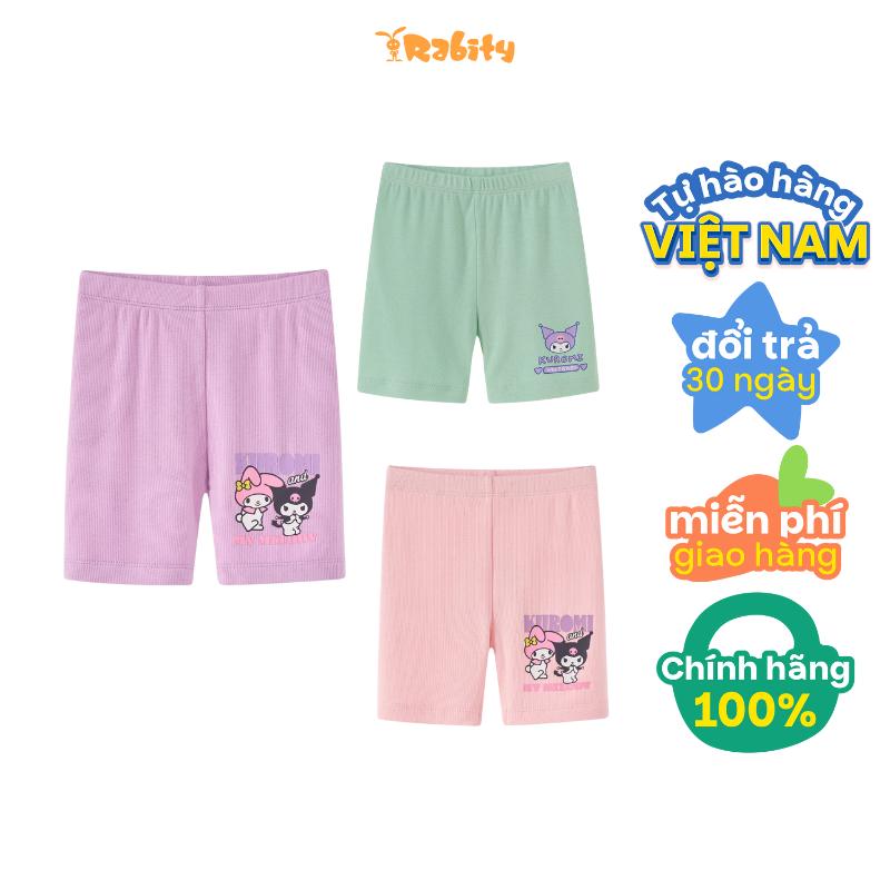  Quần legging lửng Kuromi bé gái cotton Rabity 948.002 