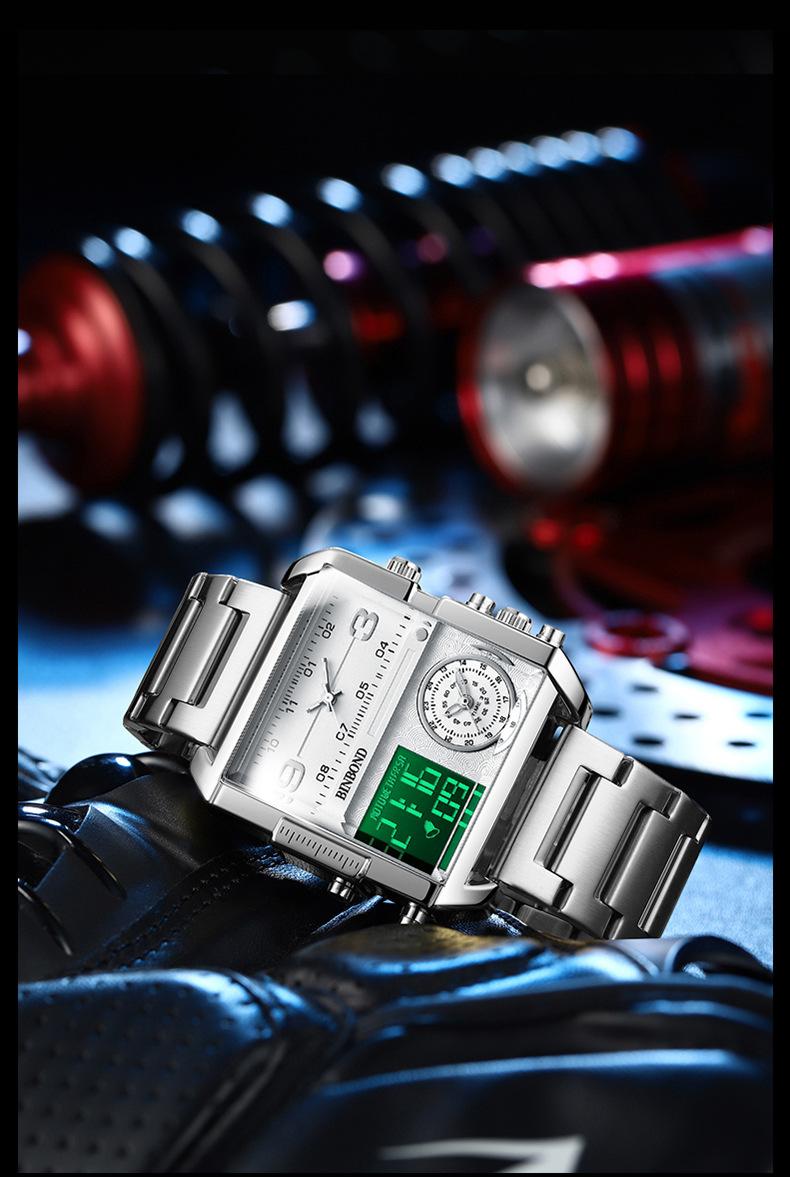 LUXUERY Jam Tangan Pria TRIPLE Time Original Tahan Air Analog Digital Rantai Stainless Steel BEST QUALITY Double Lock Keren BISA COD Watch Watches LUXUERY Jam Tangan Pria TRIPLE Time Original Tahan Air Analog Digital Rantai Stainless Steel BEST QUALITY Double Lock Keren BISA COD Watch Watches