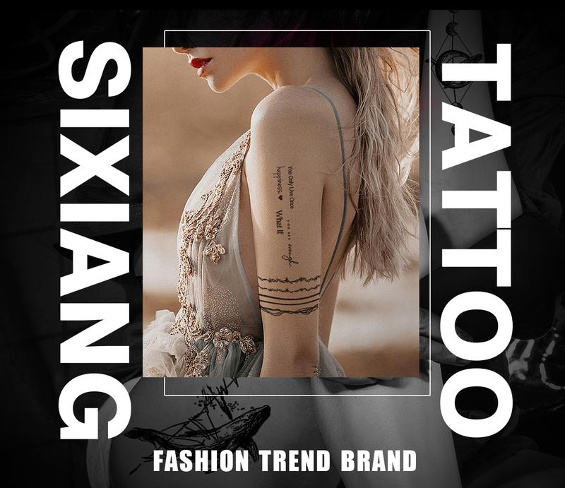 Product Introduction of Temporary tattoo sticker ZOAR-P91 Long-lasting tattoo adhesive art decoration for men and women. 1