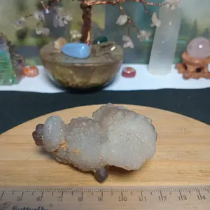 Batu TRUFFLE CHALCEDONY “ PANDA AGATE ” Natural (7)