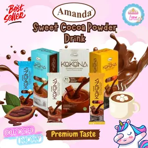 Sweet Kokona by AMANDA Cocoa Powder Drink Minuman Bubuk Mengandung Cokelat Berkualitas Premium Taste