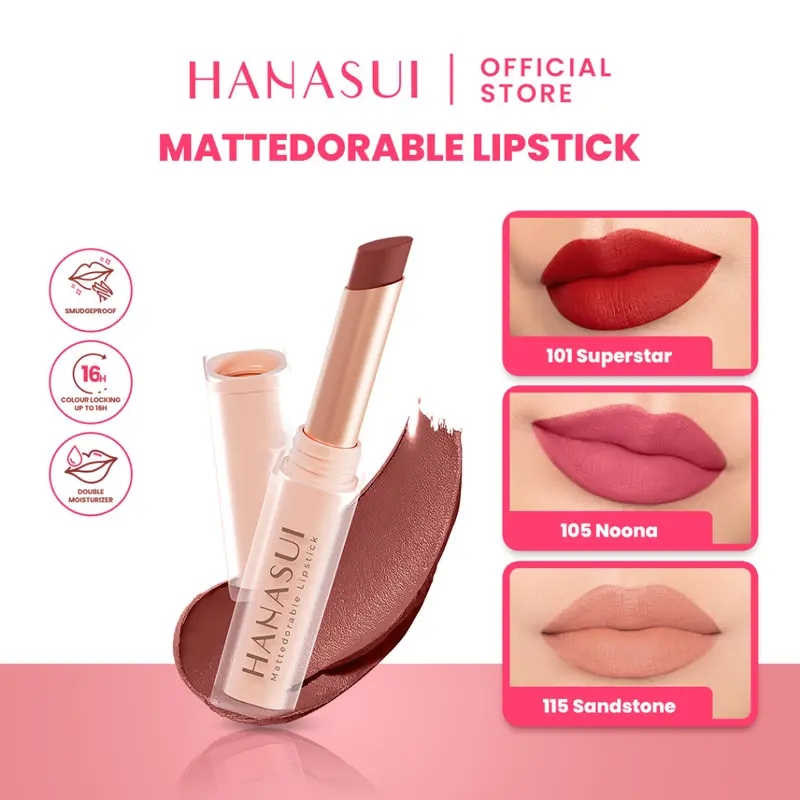 HANASUI MATTEDORABLE LIPSTICK 1
