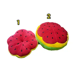 Bantal semangka bulat, bahan velboa