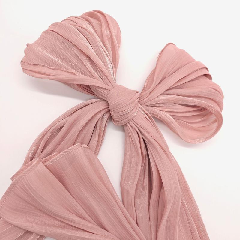 Product Introduction of Summer New Solid Color Soft and Shiny Silk Scarf Long Scarf Headscarf Shawl 18