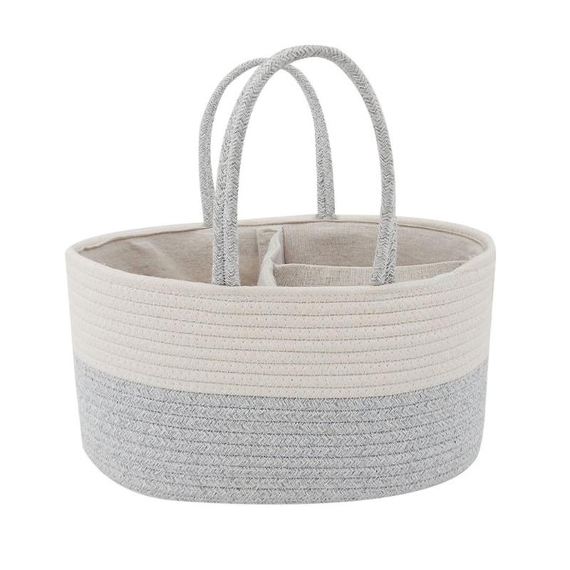 Multifunctional Travel Out Portable Mommy Bag Cotton Rope Diaper Bag Diaper Storage Bag Baby Diaper Storage Basket 1