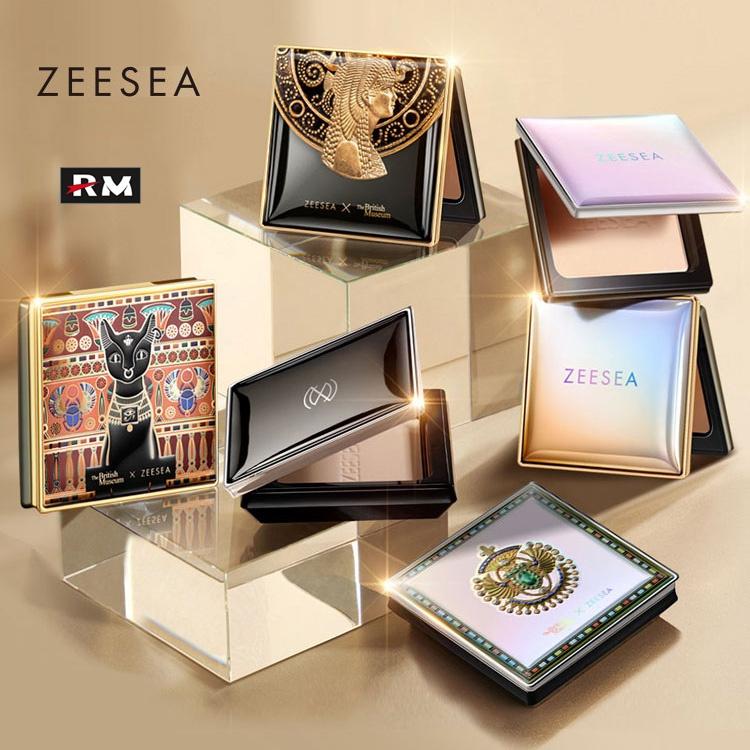 ZEESEA-Phấn Phủ Dạng Nén Nữ Hoàng Ai Cập, Phấn Nền Che Phủ Tự Nhiên, Phấn Phủ Lì, Kiểm Soát Dầu, Làm Sáng Lâu Trôi, Không Tẩy Trang, Da Dầu Khô Hỗn Hợp