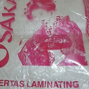 KERTAS NASI BUNGKUS OSAKA MERAH 27X37  UK ISI 100 LEMBAR BESAR