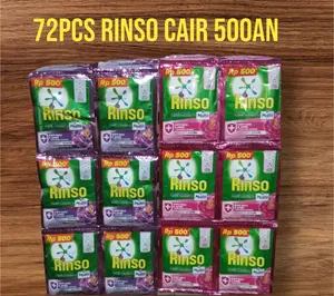 PROMO 72PCS RINSO 18ML 500AN JATIM KEMASAN BARU 20ML