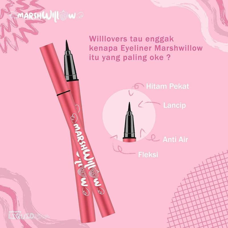Marshwillow Black Forest Liquid Eyeliner by Natasha Wilona 3