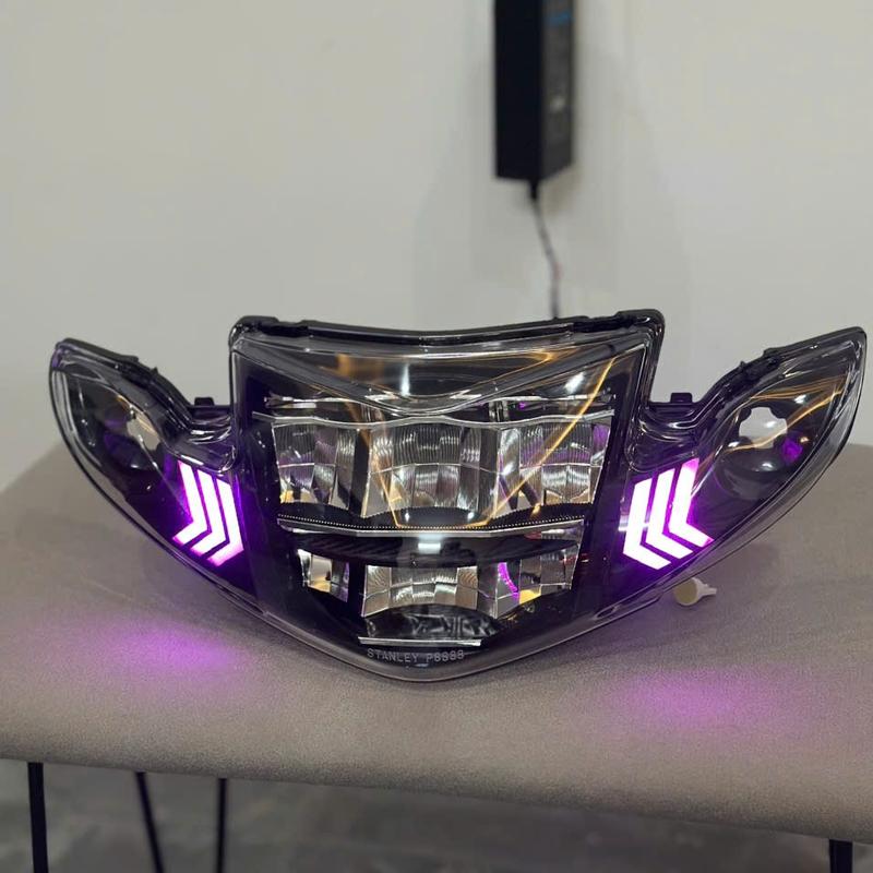 Choá đèn 2 tầng zinpat sirius HT_V1 dùng cho xe sirius 50-110 tặng giắc kèm bóng demi 1 màu gắn ốp sihello thắng đĩa