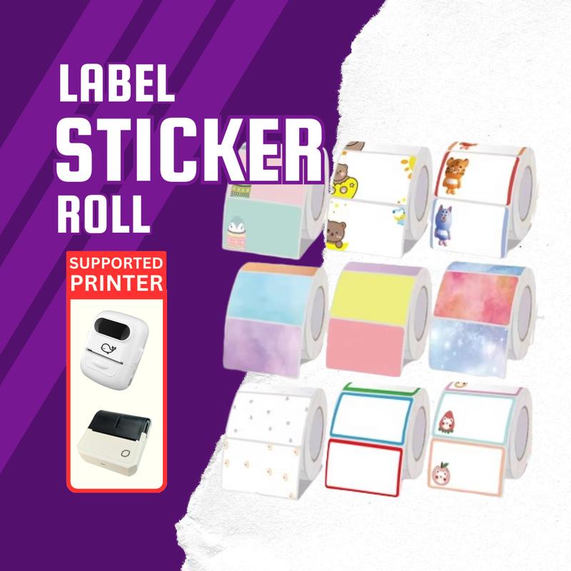 (H) Thermal Label Sticker Waterproof Printer Barcode Price Tag - TikTok ...