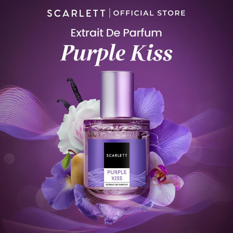 Scarlett Whitening Euphoria Eau De Parfum 30ml BPOM Original Perfume Wangi Wanita Violet - Pear, Pear - Mewah, Orange 6
