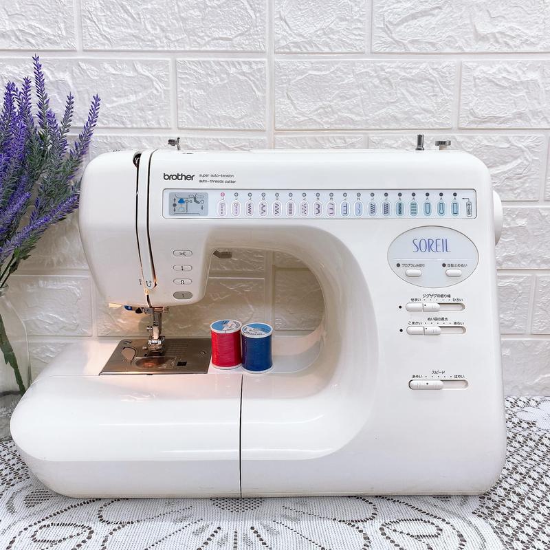 Máy May Brother Soriel ProFeel Lainage Khỏe Êm Bền - Gồm Thẳng Zic Zắc Thùa Khuy Giả Vắt Sổ