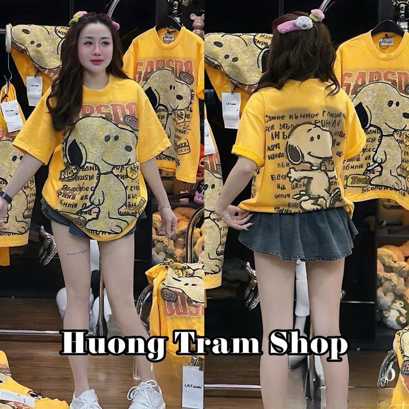 ÁO CÚN SAPO IN 2 MẶT NHŨ KIM TUYẾN - Áo Thun Freesize 42-70kg chất cotton 4 chiều mềm mịn mát form dáng rộng dấu quần áo thun nữ form rộng Hương Trầm Shop